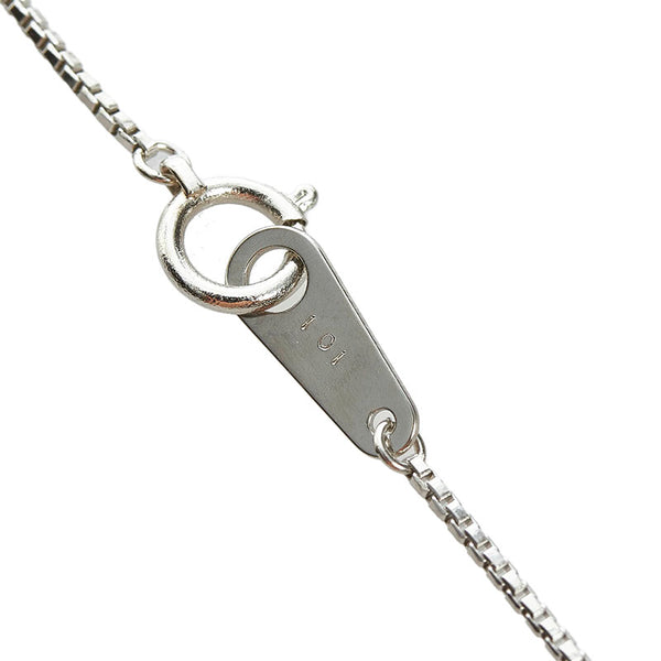 Pt850 プラチナ ダイヤ1.01ct プチネックレス ネックレス レディース 【中古】