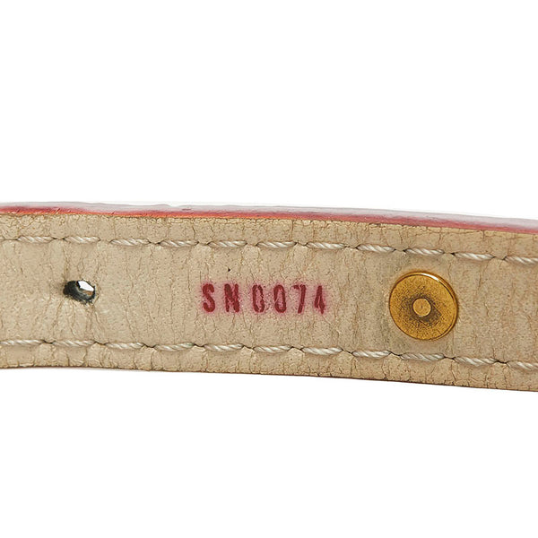 ルイ ヴィトン スハリ ブラスレ ドゥブルトゥール  ブレスレット M91846 ブロン ホワイト レザー レディース LOUIS VUITTON 【中古】