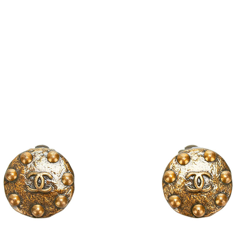 シャネル ココマーク イヤリング ゴールド メッキ レディース CHANEL 【中古】