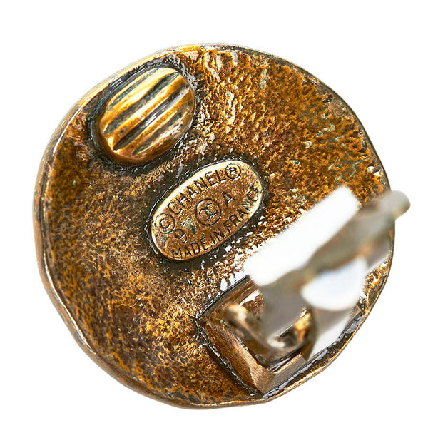 シャネル ココマーク イヤリング ゴールド メッキ レディース CHANEL 【中古】