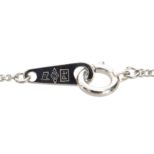 Pt900 プラチナ Pt850 プラチナ ダイヤ0.68ct ネックレス ペンダント レディース 【中古】