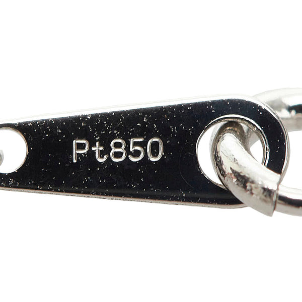 Pt900 プラチナ Pt850 プラチナ ダイヤ0.68ct ネックレス ペンダント レディース 【中古】