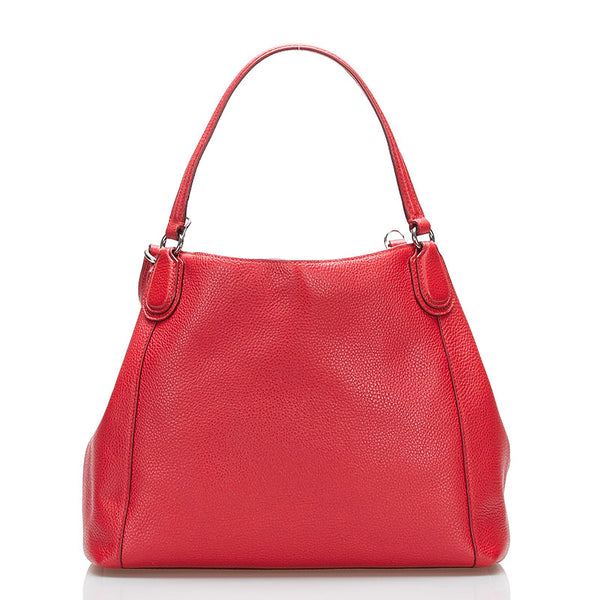 コーチ ハンドバッグ ショルダーバッグ 2WAY 35983 レッド レザー レディース COACH 【中古】