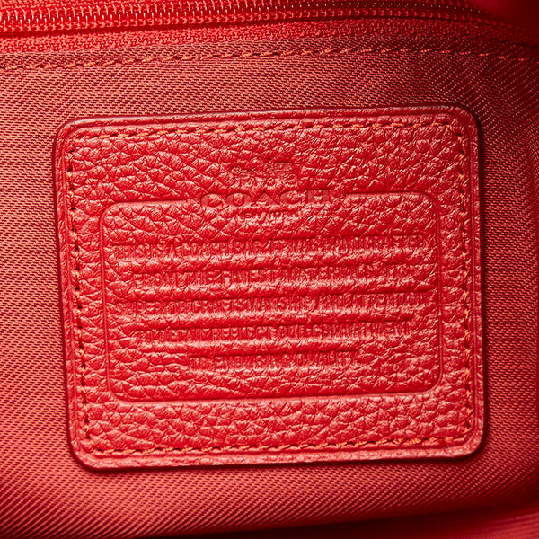 コーチ ハンドバッグ ショルダーバッグ 2WAY 35983 レッド レザー レディース COACH 【中古】