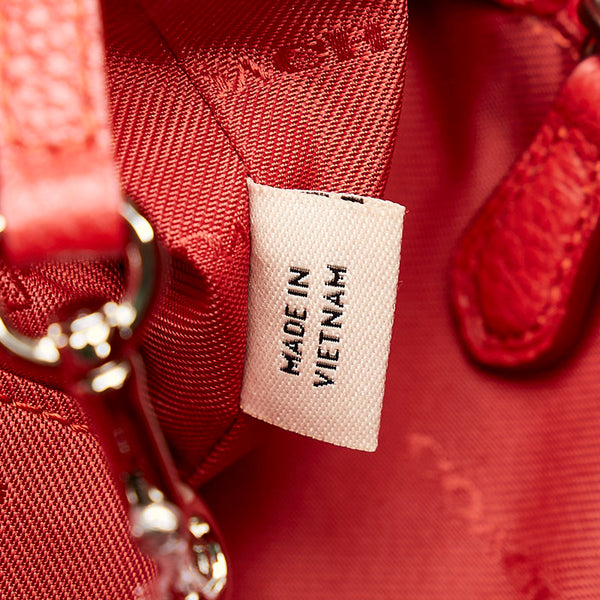 コーチ ハンドバッグ ショルダーバッグ 2WAY 35983 レッド レザー レディース COACH 【中古】