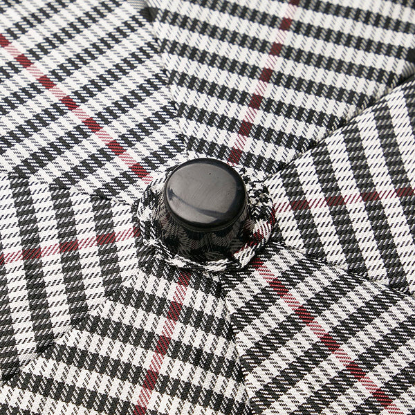 バーバリー グレンチェック ノバチェック 折り畳み傘 グレー ポリウレタン レディース BURBERRY 【中古】