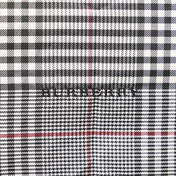 バーバリー グレンチェック ノバチェック 折り畳み傘 グレー ポリウレタン レディース BURBERRY 【中古】