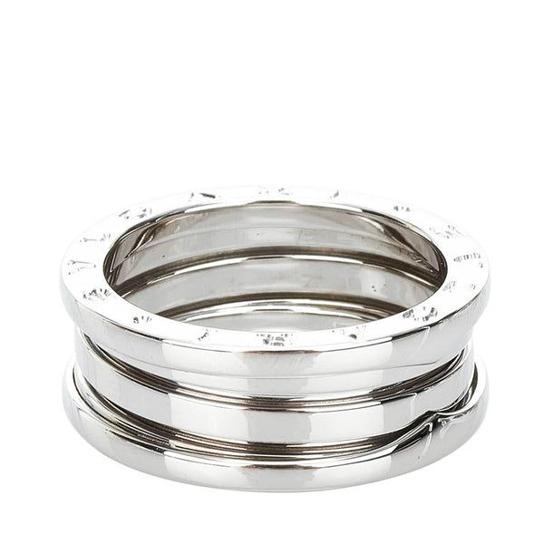 ブルガリ ビーゼロワン 2バンド ＃59 リング 指輪 K18WG ホワイトゴールド メンズ BVLGARI 【中古】