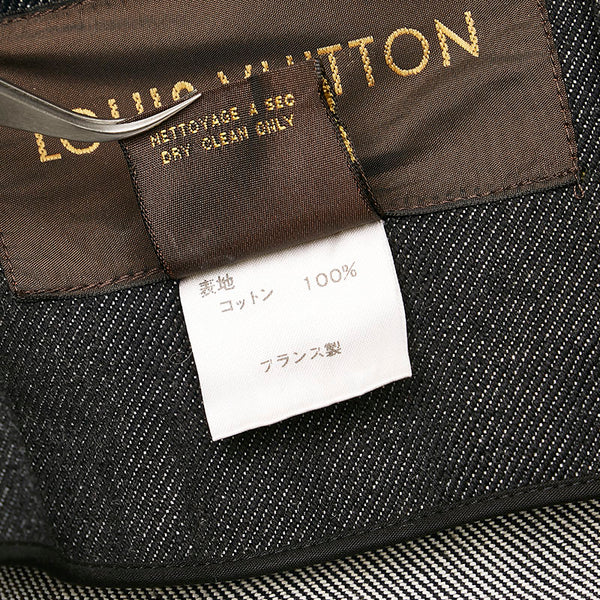 ルイ ヴィトン デニムジャケット ブラック コットン レディース LOUIS VUITTON 【中古】