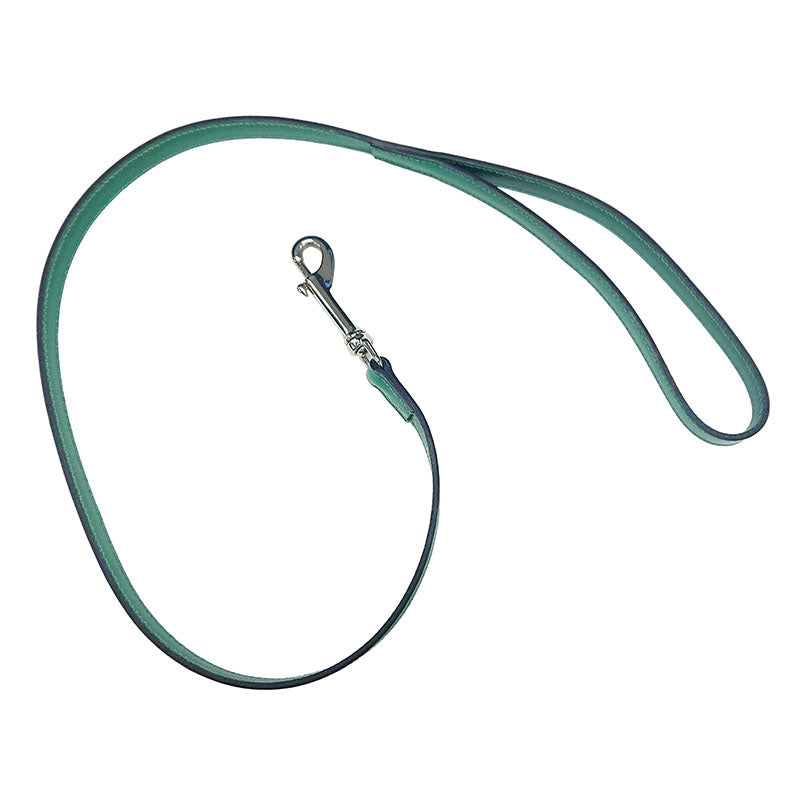 エルメス ドッグリード グリーン レザー レディース HERMES 【中古】