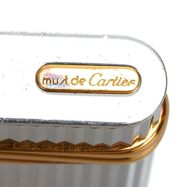 カルティエ ピルケース ピルボックス シルバー ゴールド メタル レディース CARTIER 【中古】
