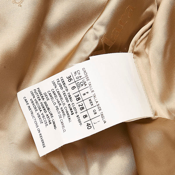 マックスマーラ コート ブラウン ベージュ カシミヤ レディース MAX MARA 【中古】