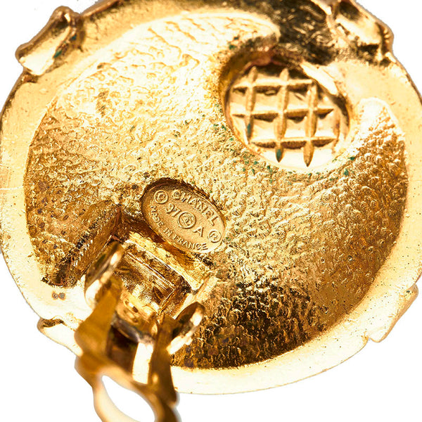 シャネル ココマーク イヤリング ゴールド メッキ レディース CHANEL 【中古】