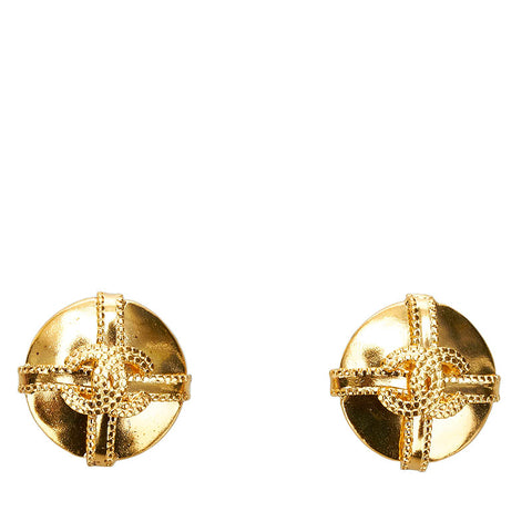 シャネル ココマーク イヤリング ゴールド メッキ レディース CHANEL 【中古】