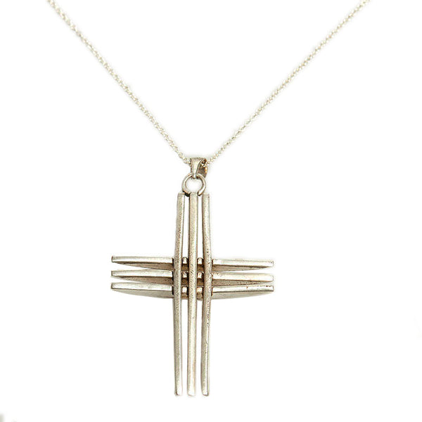 ティファニー クロス ネックレス SV925 シルバー レディース TIFFANY&Co. 【中古】