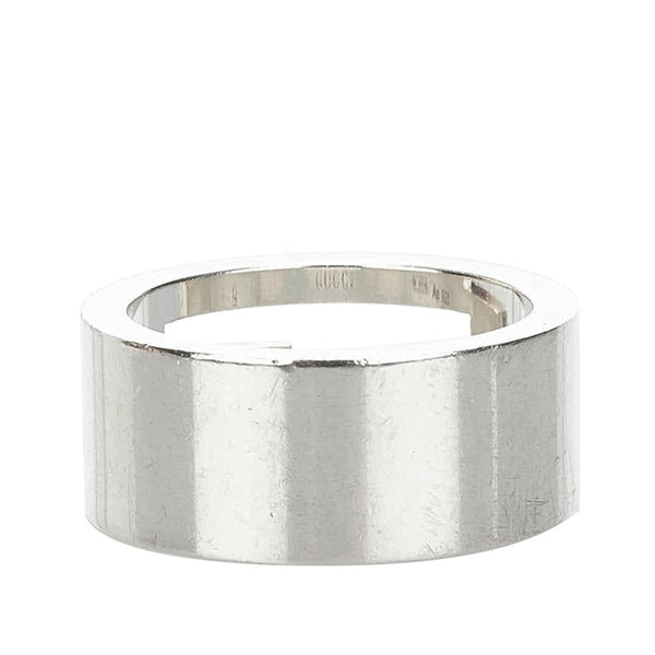 グッチ オープンG G リング 指輪 032661 SV925 シルバー レディース GUCCI 【中古】