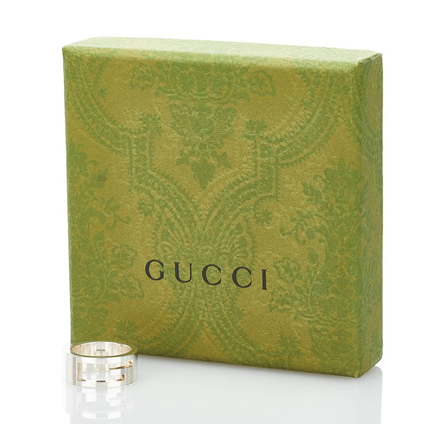 グッチ オープンG G リング 指輪 032661 SV925 シルバー レディース GUCCI 【中古】