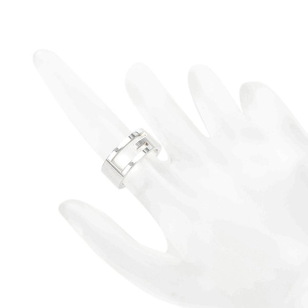 グッチ オープンG G リング 指輪 032661 SV925 シルバー レディース GUCCI 【中古】