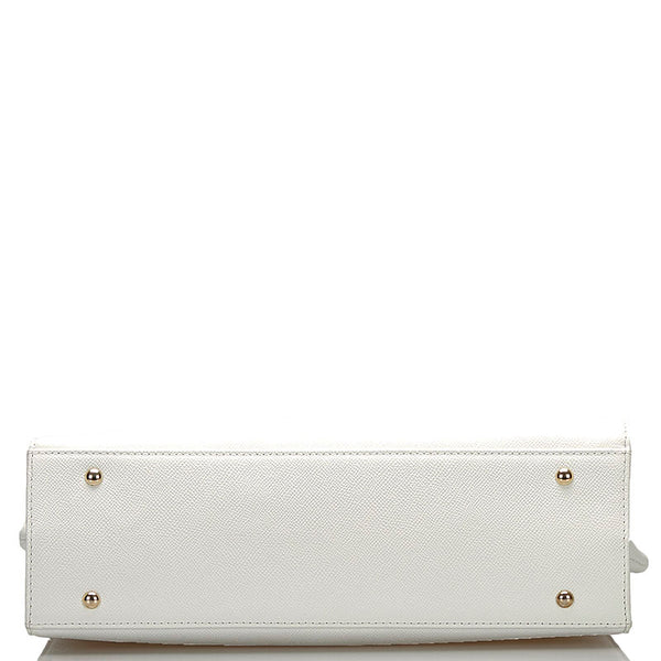 サマンサタバサ ハンドバッグ ショルダーバッグ 2WAY ホワイト レザー レディース Samantha Thavasa 【中古】