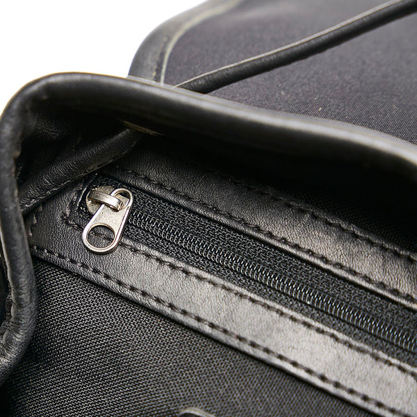 コーチ 巾着 リュック バックパック 6205 ブラック ポリウレタン レザー レディース COACH 【中古】