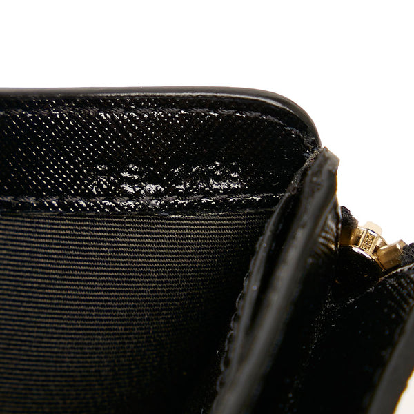 マークジェイコブス スナップショット × NEW YORK MAGAZINE 二つ折り財布 M0015128 001 ブラック マルチカラー レザー レディース MARC JACOBS 【中古】