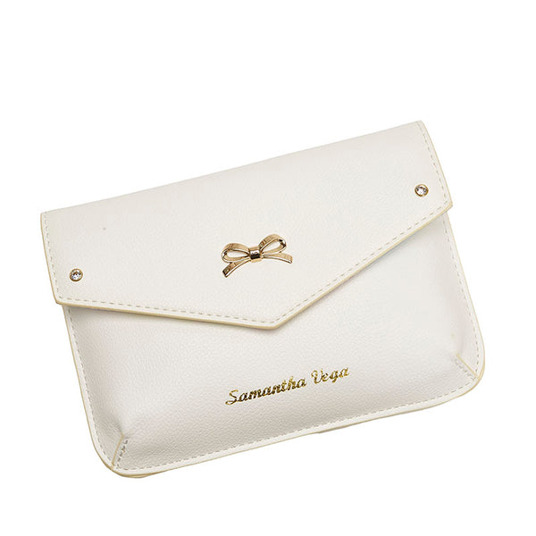 サマンサベガ リュック バックパック ホワイト レザー レディース Samantha Vega 【中古】