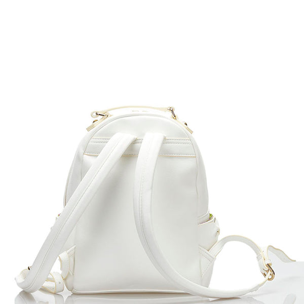 サマンサベガ リュック バックパック ホワイト レザー レディース Samantha Vega 【中古】