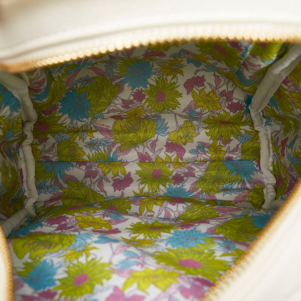 サマンサベガ リュック バックパック ホワイト レザー レディース Samantha Vega 【中古】