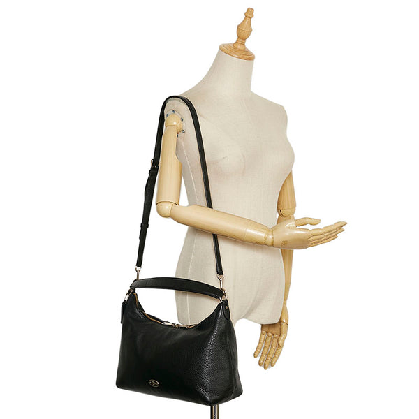 コーチ ハンドバッグ ショルダーバッグ 2WAY F36628 ブラック レザー レディース COACH 【中古】