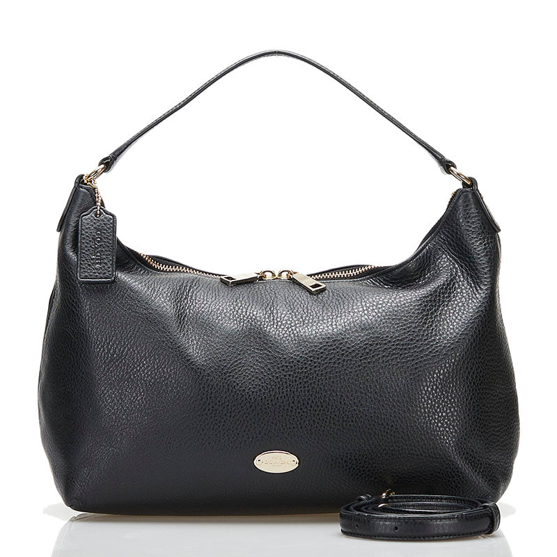 コーチ ハンドバッグ ショルダーバッグ 2WAY F36628 ブラック レザー レディース COACH 【中古】