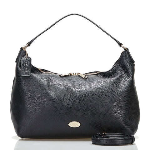 コーチ ハンドバッグ ショルダーバッグ 2WAY F36628 ブラック レザー レディース COACH 【中古】