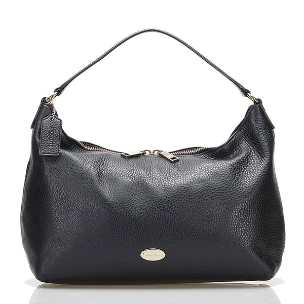 コーチ ハンドバッグ ショルダーバッグ 2WAY F36628 ブラック レザー レディース COACH 【中古】