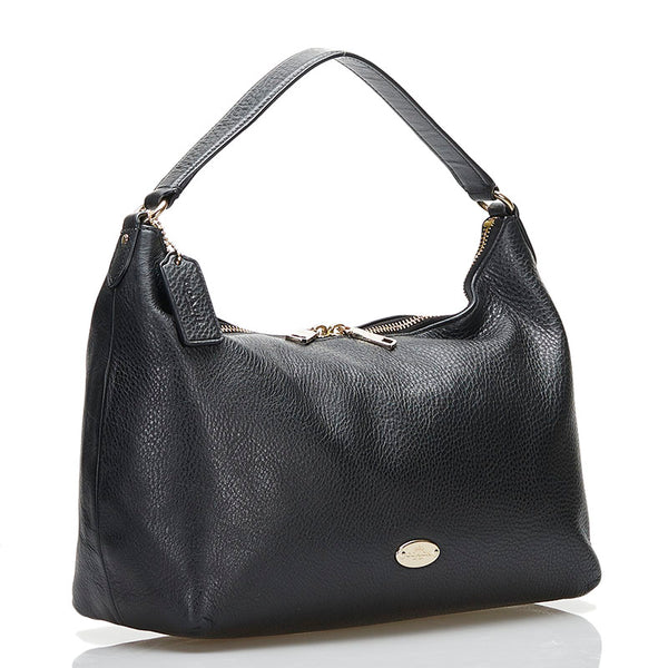 コーチ ハンドバッグ ショルダーバッグ 2WAY F36628 ブラック レザー レディース COACH 【中古】