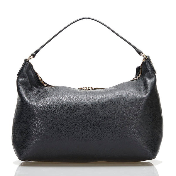 コーチ ハンドバッグ ショルダーバッグ 2WAY F36628 ブラック レザー レディース COACH 【中古】