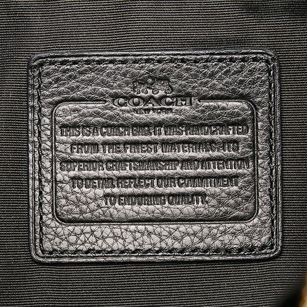 コーチ ハンドバッグ ショルダーバッグ 2WAY F36628 ブラック レザー レディース COACH 【中古】