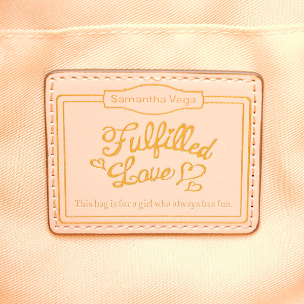 サマンサベガ Fulfilled Love トートバッグ ピンク PVC レディース Samantha Vega 【中古】