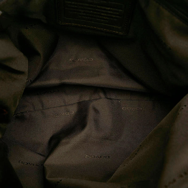 コーチ シグネチャー ハンドバッグ ショルダーバッグ 2WAY 36311 ベージュ ブラウン キャンバス レザー レディース COACH 【中古】