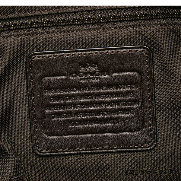 コーチ シグネチャー ハンドバッグ ショルダーバッグ 2WAY 36311 ベージュ ブラウン キャンバス レザー レディース COACH 【中古】