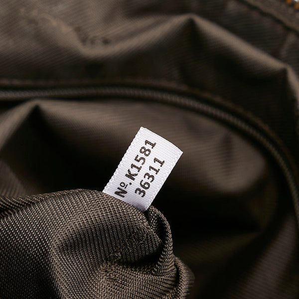 コーチ シグネチャー ハンドバッグ ショルダーバッグ 2WAY 36311 ベージュ ブラウン キャンバス レザー レディース COACH 【中古】