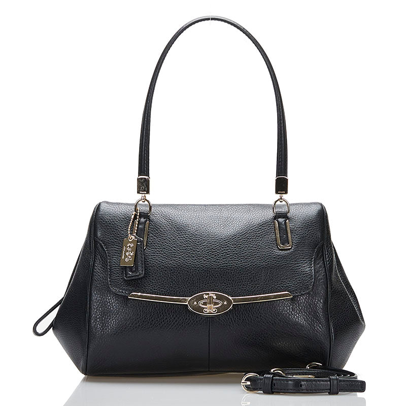 コーチ ハンドバッグ ショルダーバッグ 2WAY 25169 ブラック レザー レディース COACH 【中古】