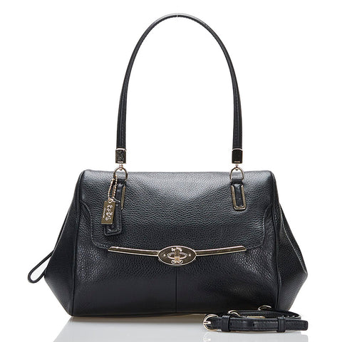 コーチ ハンドバッグ ショルダーバッグ 2WAY 25169 ブラック レザー レディース COACH 【中古】