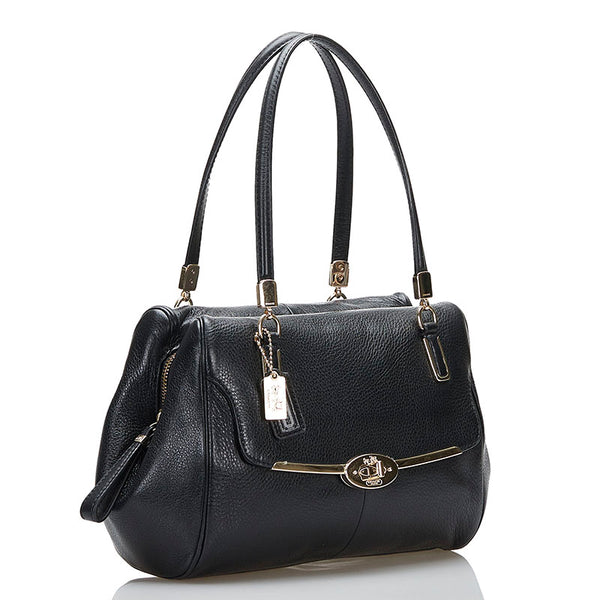 コーチ ハンドバッグ ショルダーバッグ 2WAY 25169 ブラック レザー レディース COACH 【中古】