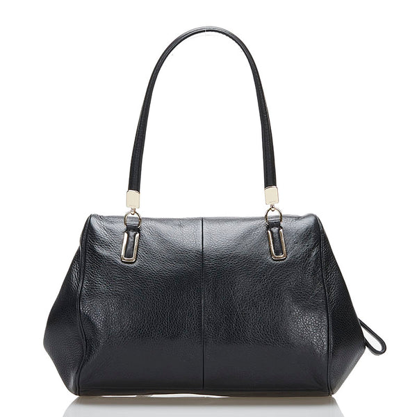 コーチ ハンドバッグ ショルダーバッグ 2WAY 25169 ブラック レザー レディース COACH 【中古】