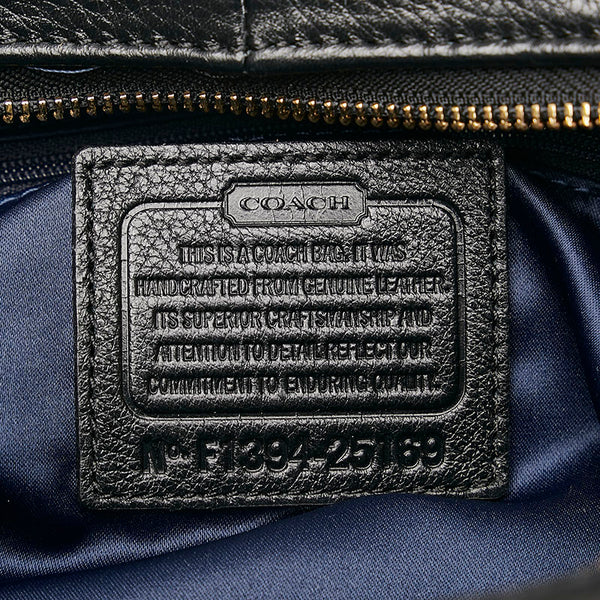 コーチ ハンドバッグ ショルダーバッグ 2WAY 25169 ブラック レザー レディース COACH 【中古】