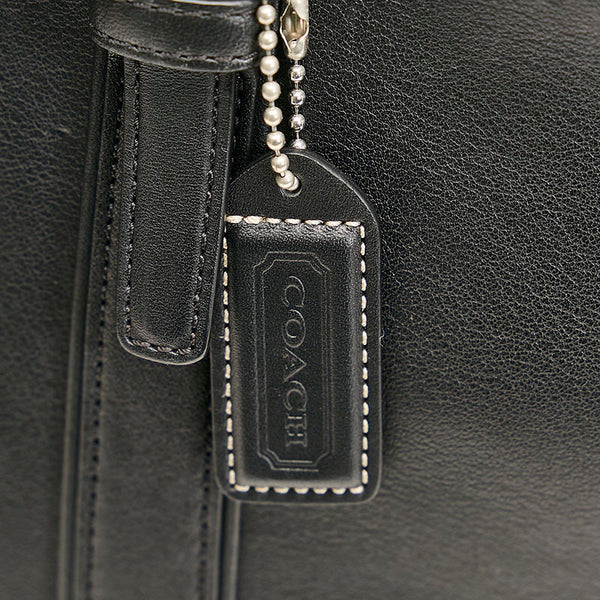 コーチ トートバッグ ショルダーバッグ 5128 ブラック レザー レディース COACH 【中古】