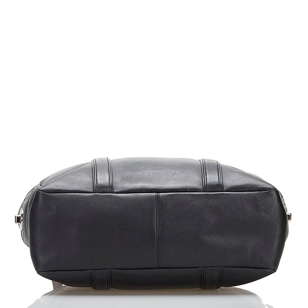 コーチ トートバッグ ショルダーバッグ 5128 ブラック レザー レディース COACH 【中古】