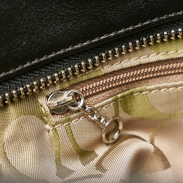 コーチ トートバッグ ショルダーバッグ 5128 ブラック レザー レディース COACH 【中古】