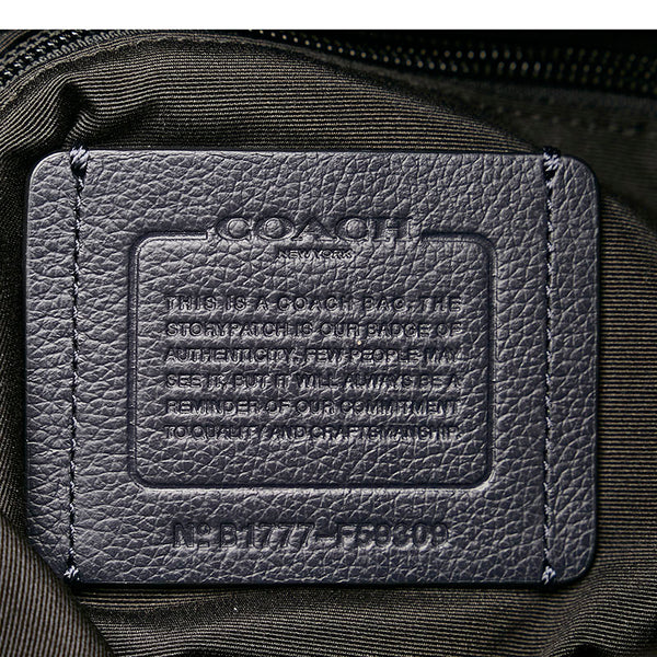 コーチ トートバッグ ショルダーバッグ 2WAY F59309 ダークネイビー レザー メンズ COACH 【中古】