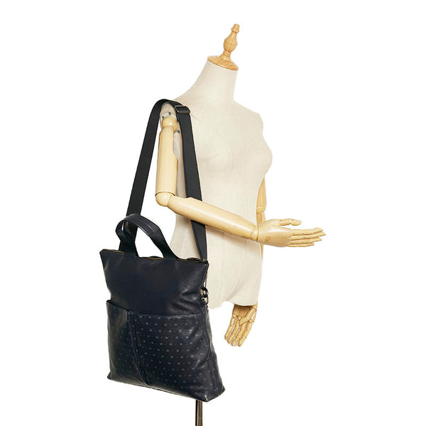 コーチ トートバッグ ショルダーバッグ 2WAY F59309 ダークネイビー レザー メンズ COACH 【中古】