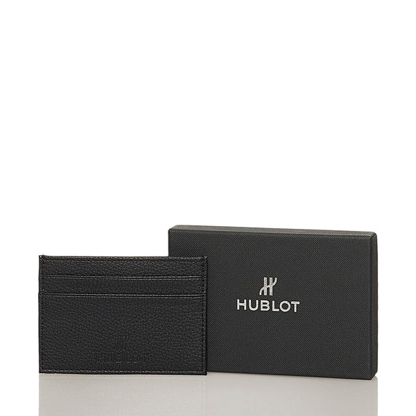 ウブロ カードケース ブラック 合成皮革 メンズ HUBLOT 【中古】